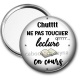 Miroir de poche -  chuttt ne pas toucher lecture en cours