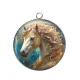Pendentif Cabochon Argent - chaval