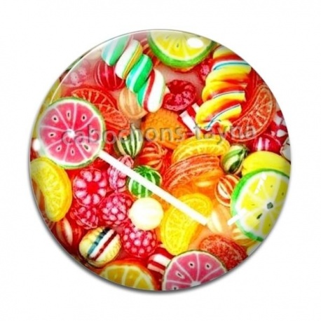 Cabochon Verre - bonbon