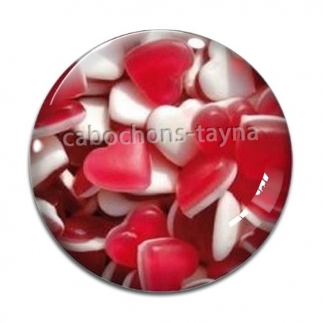 Cabochon Verre - bonbon