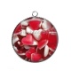 Pendentif Cabochon Argent - bonbon