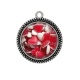 Pendentif Cabochon Argent - bonbon