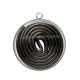 Pendentif Cabochon Argent - bonbon