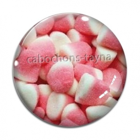 Cabochon Verre - bonbon