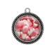 Pendentif Cabochon Argent - bonbon