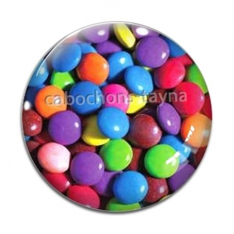 Cabochon Verre - bonbon