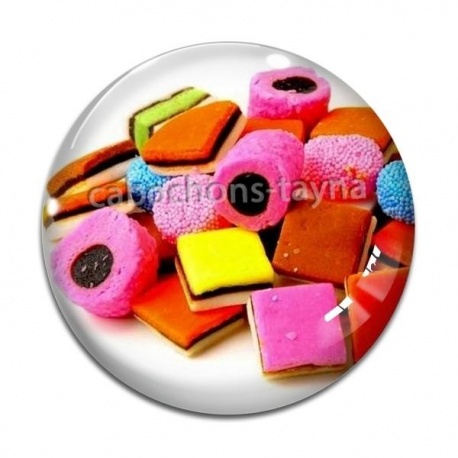 Cabochon Verre - bonbon