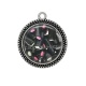 Pendentif Cabochon Argent - bonbon