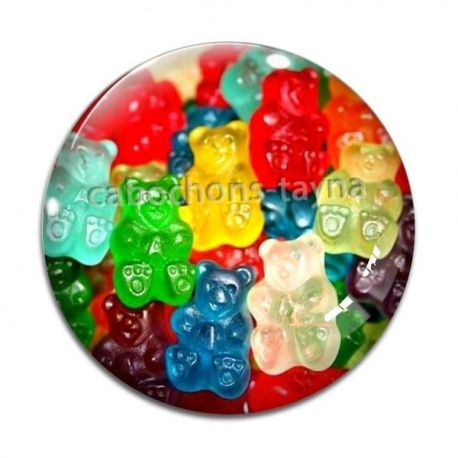 Cabochon Verre - bonbon