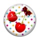 Cabochon Verre - cerise
