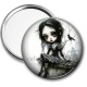 Miroir de poche - fille gotique