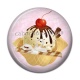 Cabochon Résine - glace