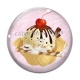 Cabochon Verre - glace