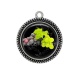 Pendentif Cabochon Argent - raisin