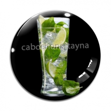 Cabochon Verre - mojito