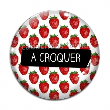 Cabochon Verre - A croquer