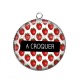 Pendentif Cabochon Argent - A croquer