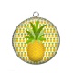 Pendentif Cabochon Argent - ananas