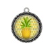 Pendentif Cabochon Argent - ananas