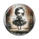 Cabochon Résine - fille gotique