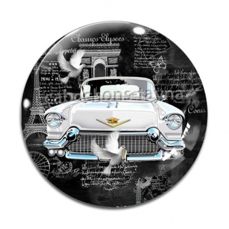 Cabochon Verre - voiture