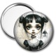 Miroir de poche - fille gotique