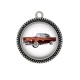 Pendentif Cabochon Argent - voiture