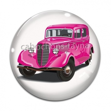 Cabochon Verre - voiture
