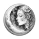 Cabochon Résine - lune femme