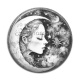 Cabochon Résine - lune femme