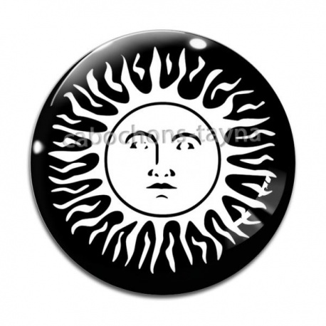 Cabochon Verre - soleil