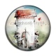 Cabochon Résine - maison féerique
