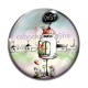 Cabochon Verre - maison féerique