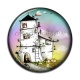 Cabochon Résine - maison féerique