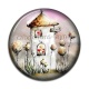 Cabochon Résine - maison féerique