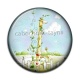 Cabochon Résine - girafe
