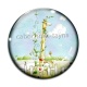 Cabochon Verre - girafe