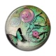Cabochon Résine - papillon Steampunk