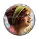 Cabochon Verre - femme année 30