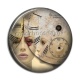 Cabochon Résine - femme Steampunk