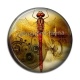 Cabochon Résine - libellule Steampunk