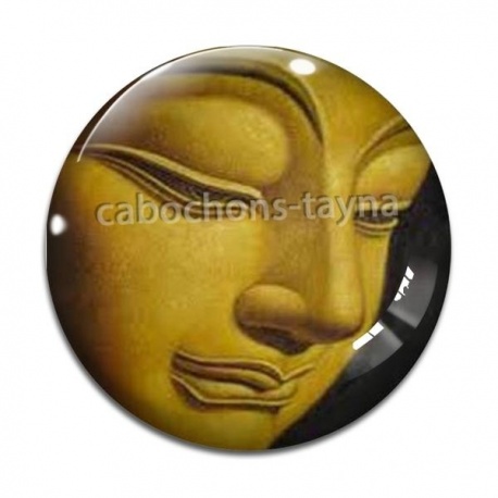 Cabochon Verre - bouddha
