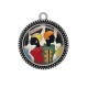 Pendentif Cabochon Argent - afrique