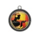Pendentif Cabochon Argent - afrique