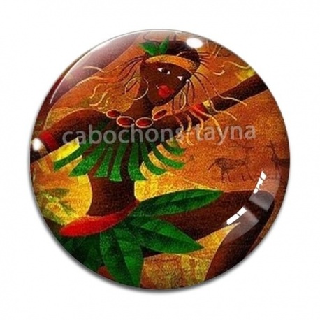 Cabochon Verre - afrique