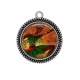 Pendentif Cabochon Argent - afrique