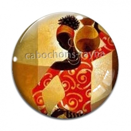 Cabochon Verre - afrique