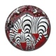 Cabochon Résine - zébre