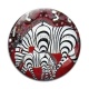 Cabochon Verre - zébre