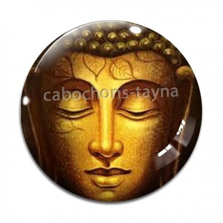 Cabochon Verre - bouddha